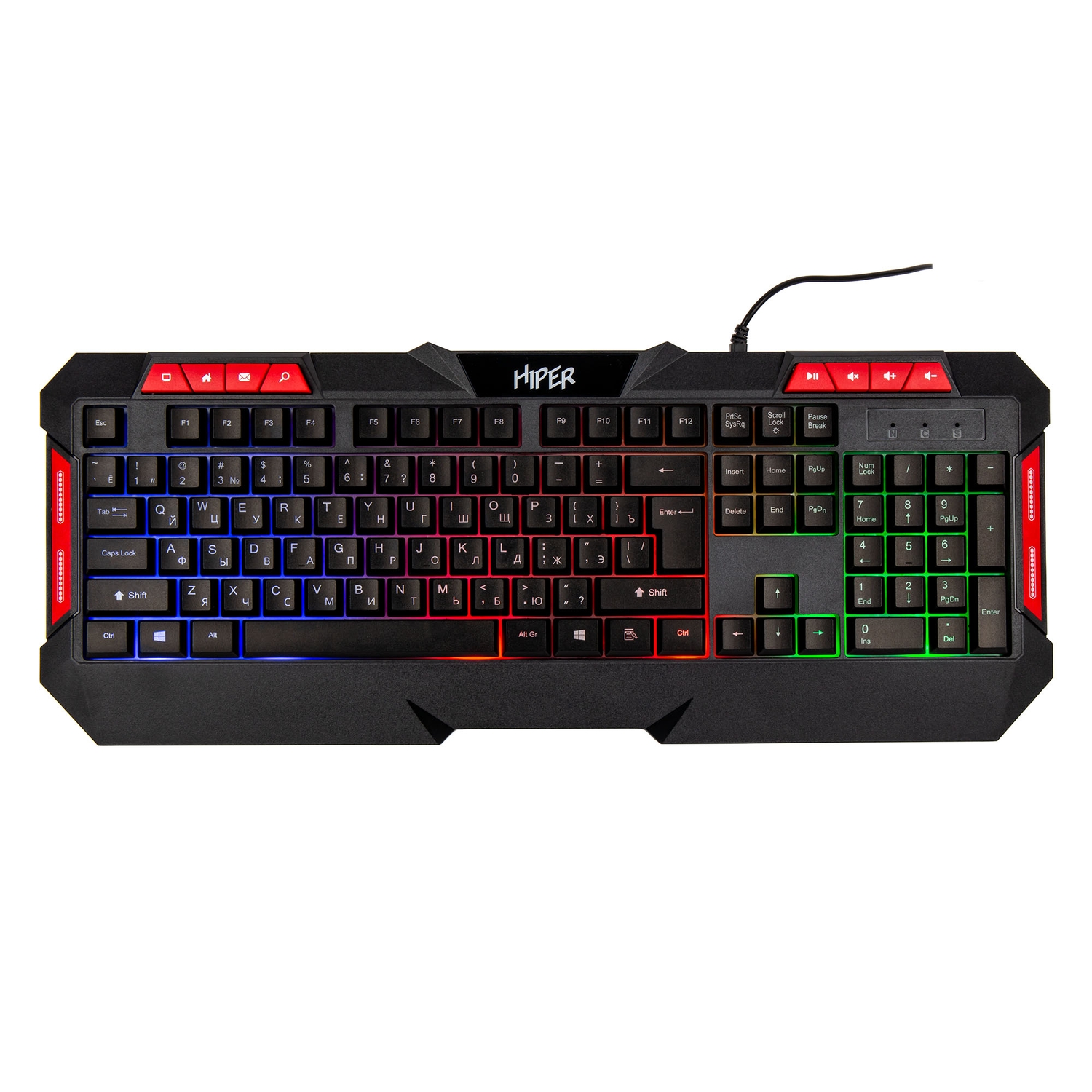 Клавиатура Hiper KG401, Черный
Клавиатура Hiper KG401, Черный