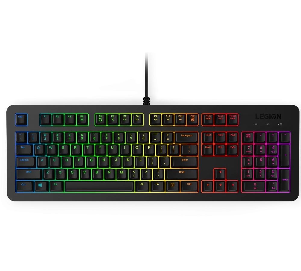 Клавиатура Lenovo Legion K300 красный (GY40Y57709), Черный
Клавиатура Lenovo Legion K300 красный (GY40Y57709), Черный