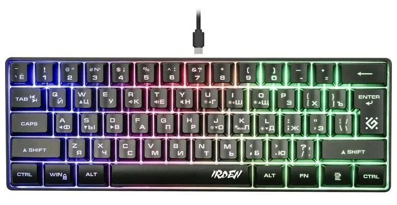 Клавиатура Defender GK-215 (45216), Черный
Клавиатура Defender GK-215 (45216), Черный