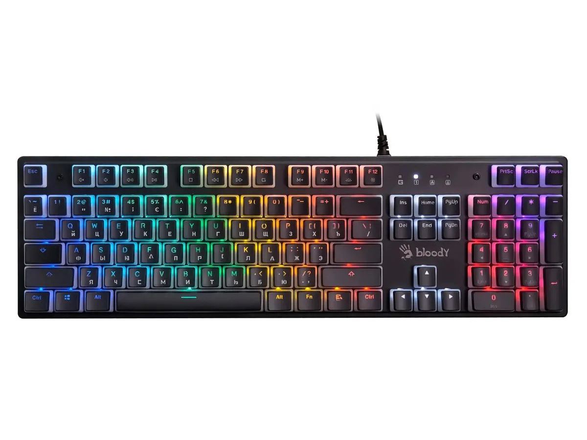 Клавиатура A4Tech Bloody S510NP механическая черный
Клавиатура A4Tech Bloody S510NP механическая черный
