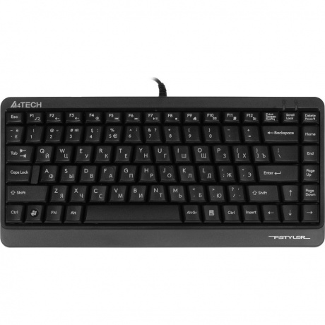 Клавиатура A4Tech Fstyler FKS11 черный/серый
Клавиатура A4Tech Fstyler FKS11 черный/серый