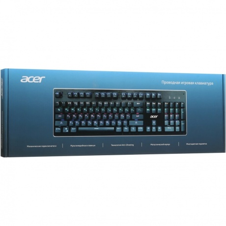 Клавиатура Acer OKW127 механическая черный
Клавиатура Acer OKW127 механическая черный