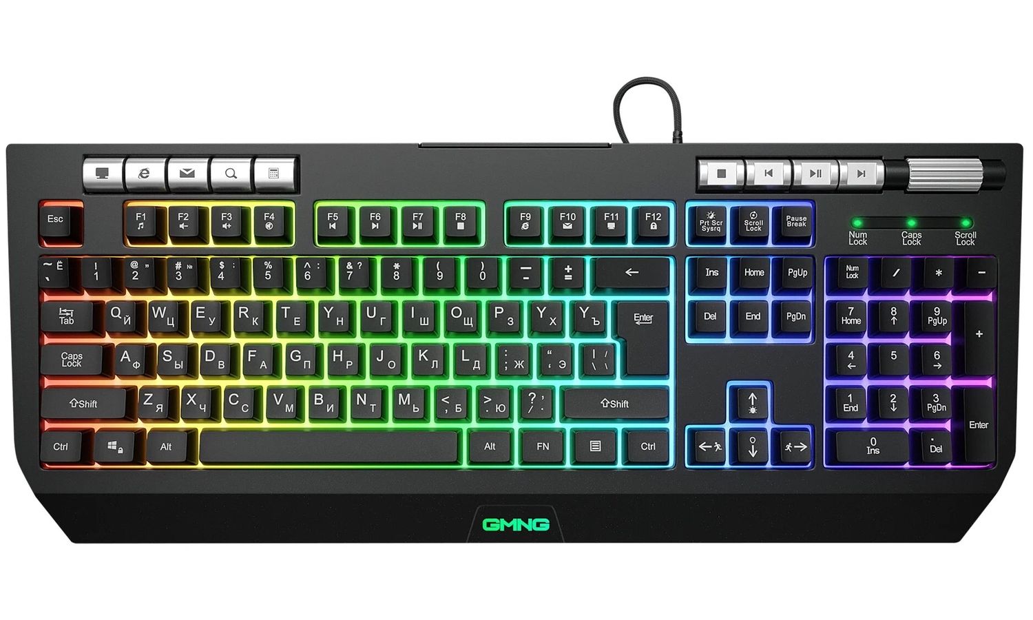 Клавиатура GMNG 735GK черный
Клавиатура GMNG 735GK черный