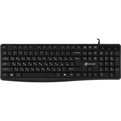 Клавиатура Oklick145M черный USB (1659983)
Клавиатура Oklick145M черный USB (1659983)