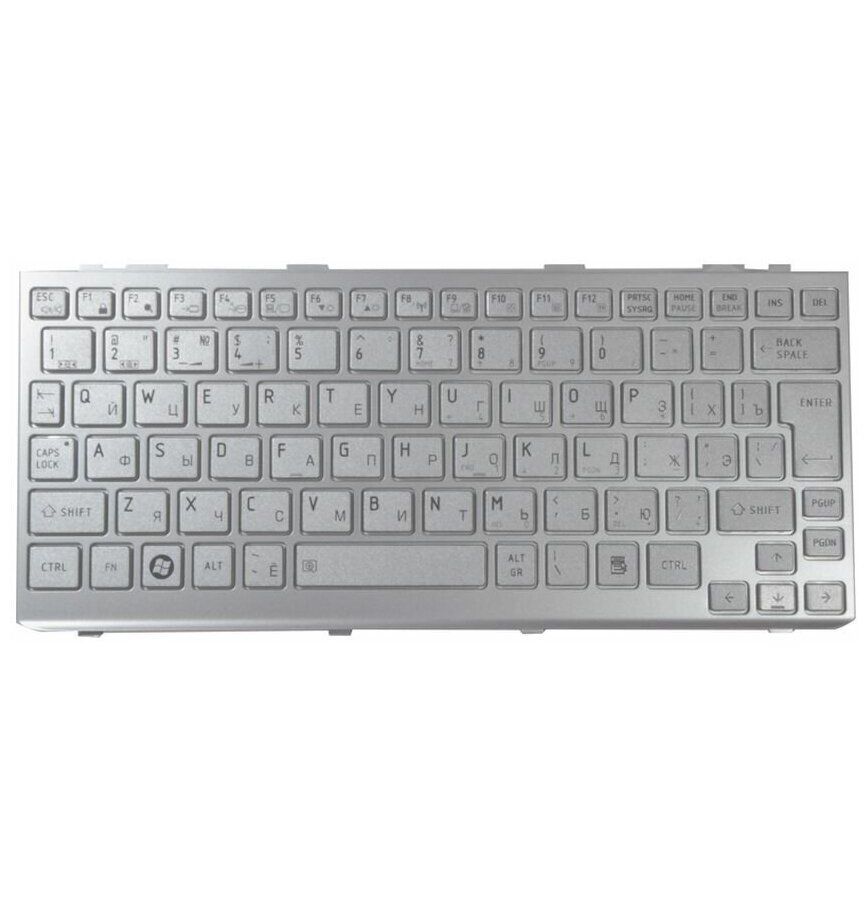 Клавиатура для Toshiba Satellite T210 RU, Silver, Серебро
Клавиатура для Toshiba Satellite T210 RU, Silver, Серебро