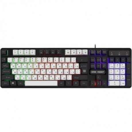 Клавиатура Defender DARK KNIGHT GK-077 WH/BL (45078)
Клавиатура Defender DARK KNIGHT GK-077 WH/BL (45078)