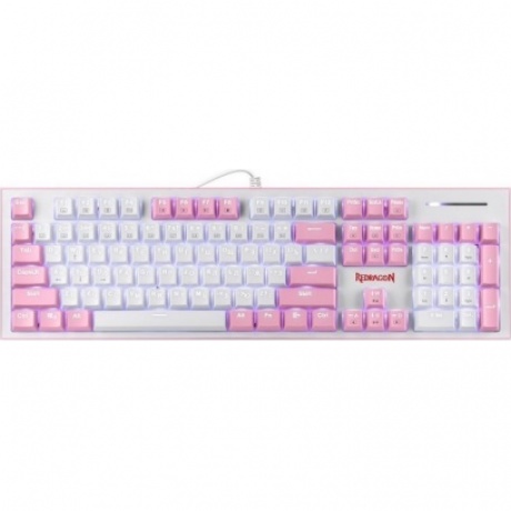 Клавиатура Redragon HADES бело-розовая, Розовый;белый
Клавиатура Redragon HADES бело-розовая, Розовый;белый