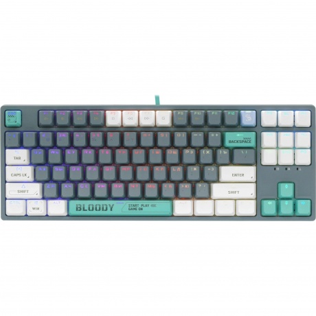 Клавиатура A4Tech Bloody S87 Energy Grey-Green, Белый;серый;голубой
Клавиатура A4Tech Bloody S87 Energy Grey-Green, Белый;серый;голубой