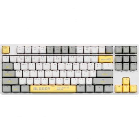 Клавиатура A4Tech Bloody S87 Energy White-Yellow, Белый;серый;желтый
Клавиатура A4Tech Bloody S87 Energy White-Yellow, Белый;серый;желтый