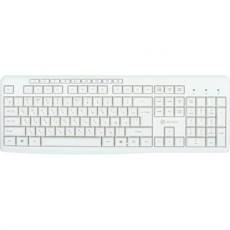 Клавиатура Oklick K225W White 1875235, Белый
Клавиатура Oklick K225W White 1875235, Белый