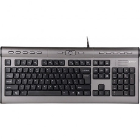 Клавиатура A4Tech KLS-7MUU серебристый/черный
Клавиатура A4Tech KLS-7MUU серебристый/черный