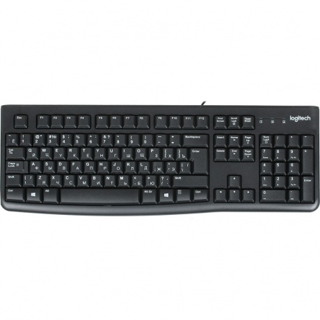 Клавиатура Logitech K120 EER черный
Клавиатура Logitech K120 EER черный