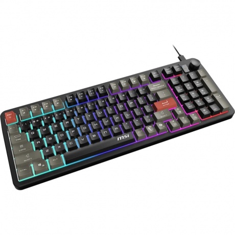 Клавиатура MSI FORGE GK110 Black, Серый;черный
Клавиатура MSI FORGE GK110 Black, Серый;черный