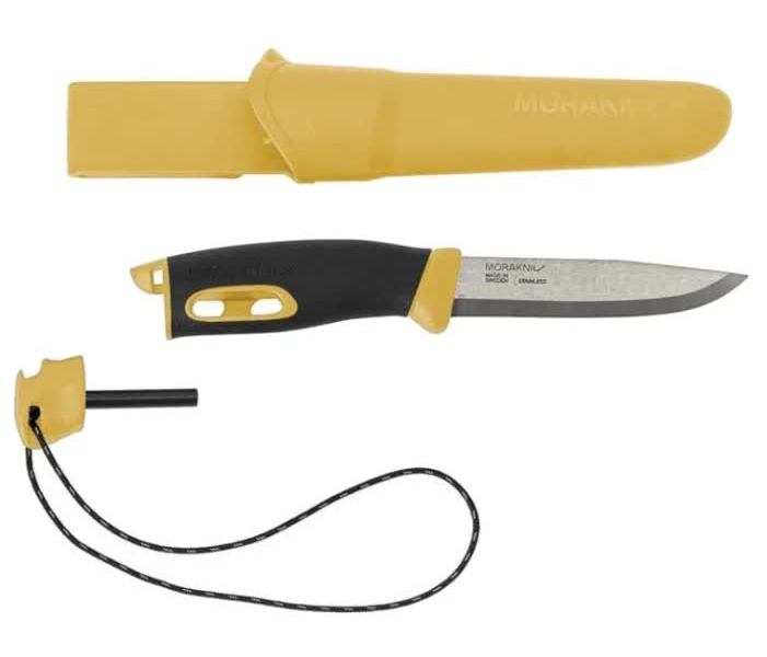 Нож Morakniv Spark Yellow 13573 - длина лезвия 104мм
Нож Morakniv Spark Yellow 13573 - длина лезвия 104мм