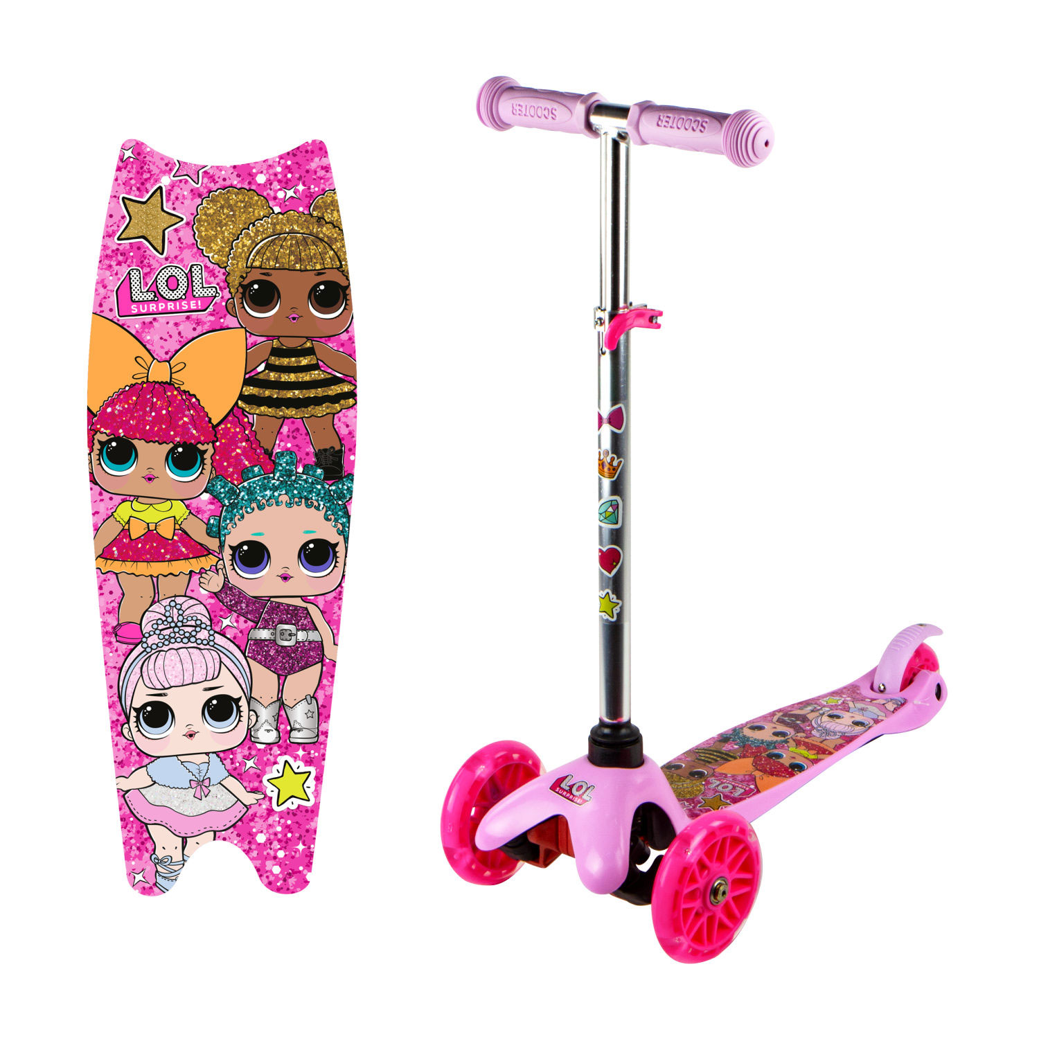Самокат детский 1Toy LOL Т14747
Самокат детский 1Toy LOL Т14747