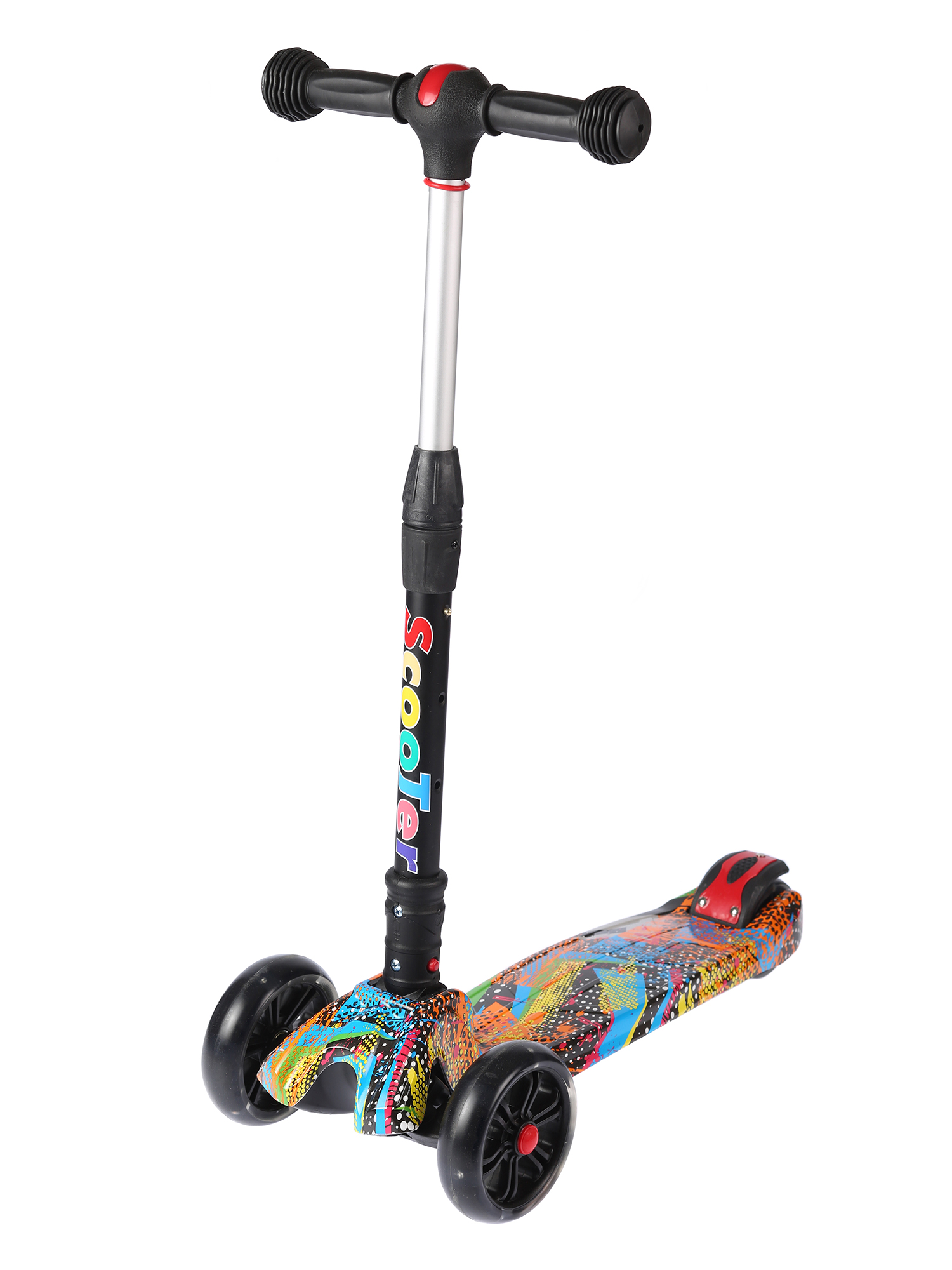 Cамокат МАКСИ СКЛАДНОЙ трехколесный, колеса светятся М6 граффити
Cамокат МАКСИ СКЛАДНОЙ трехколесный, колеса светятся М6 граффити