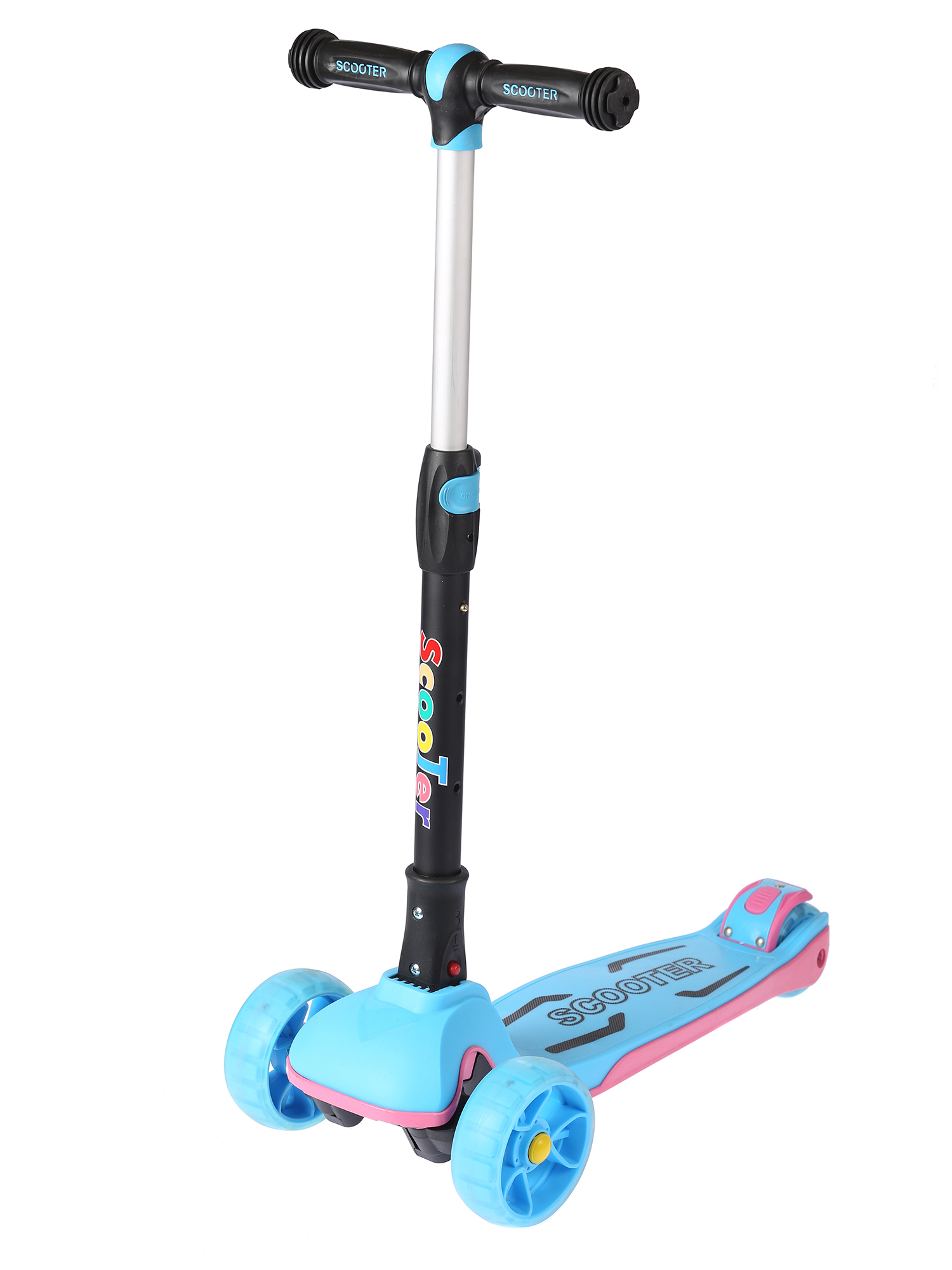 Трехколесный складной самокат VILAS MAXI голубой со светящимися колесами
Трехколесный складной самокат VILAS MAXI голубой со светящимися колесами