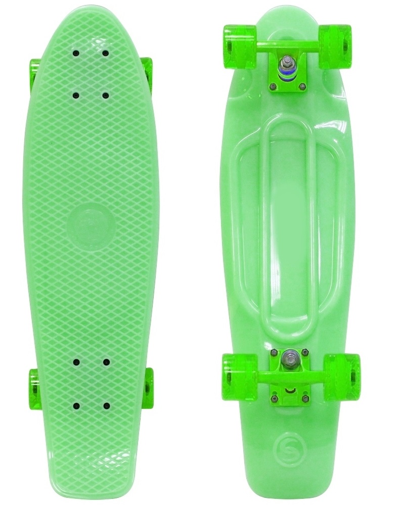 Скейт Y-Scoo Big Fishskateboard Glow 27 Green-Green 402E-G
Скейт Y-Scoo Big Fishskateboard Glow 27 Green-Green 402E-G