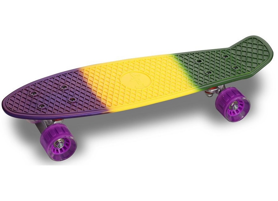 Круизер INDIGO (шасси алюминиевое, ABEC 7, колеса PU), LS-P2206B, Мультицвет Фиолетово-Желтый-Зеленый, 56,5*15 см
Круизер INDIGO (шасси алюминиевое, ABEC 7, колеса PU), LS-P2206B, Мультицвет Фиолетово-Желтый-Зеленый, 56,5*15 см