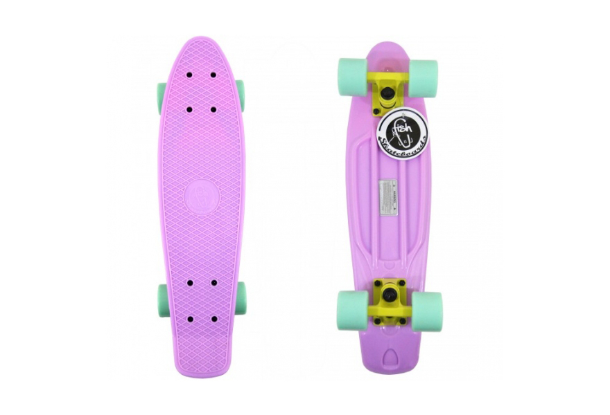 Мини-круизер Fish TLS-406 пастельно-фиол/мятн
Мини-круизер Fish TLS-406 пастельно-фиол/мятн