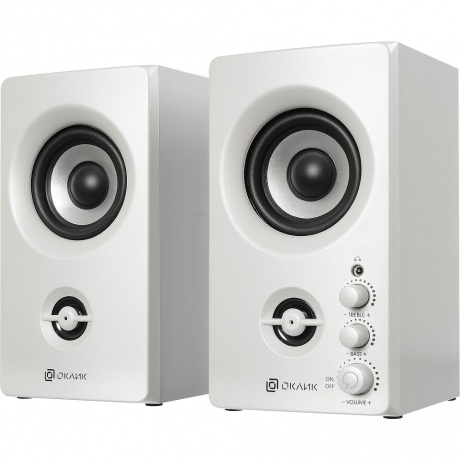 Колонки Oklick OK-164 2.0 белый
Колонки Oklick OK-164 2.0 белый