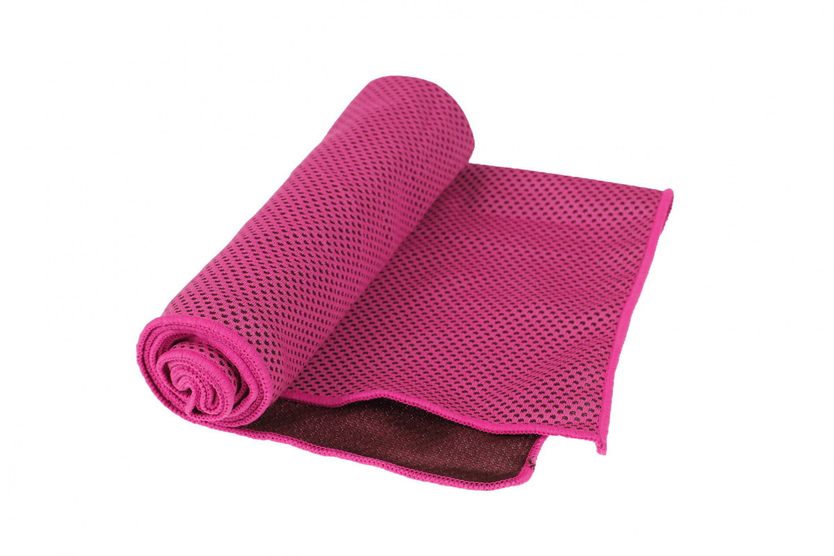 Полотенце охлаждающее в бутылке, красное 
Полотенце охлаждающее в бутылке, красное