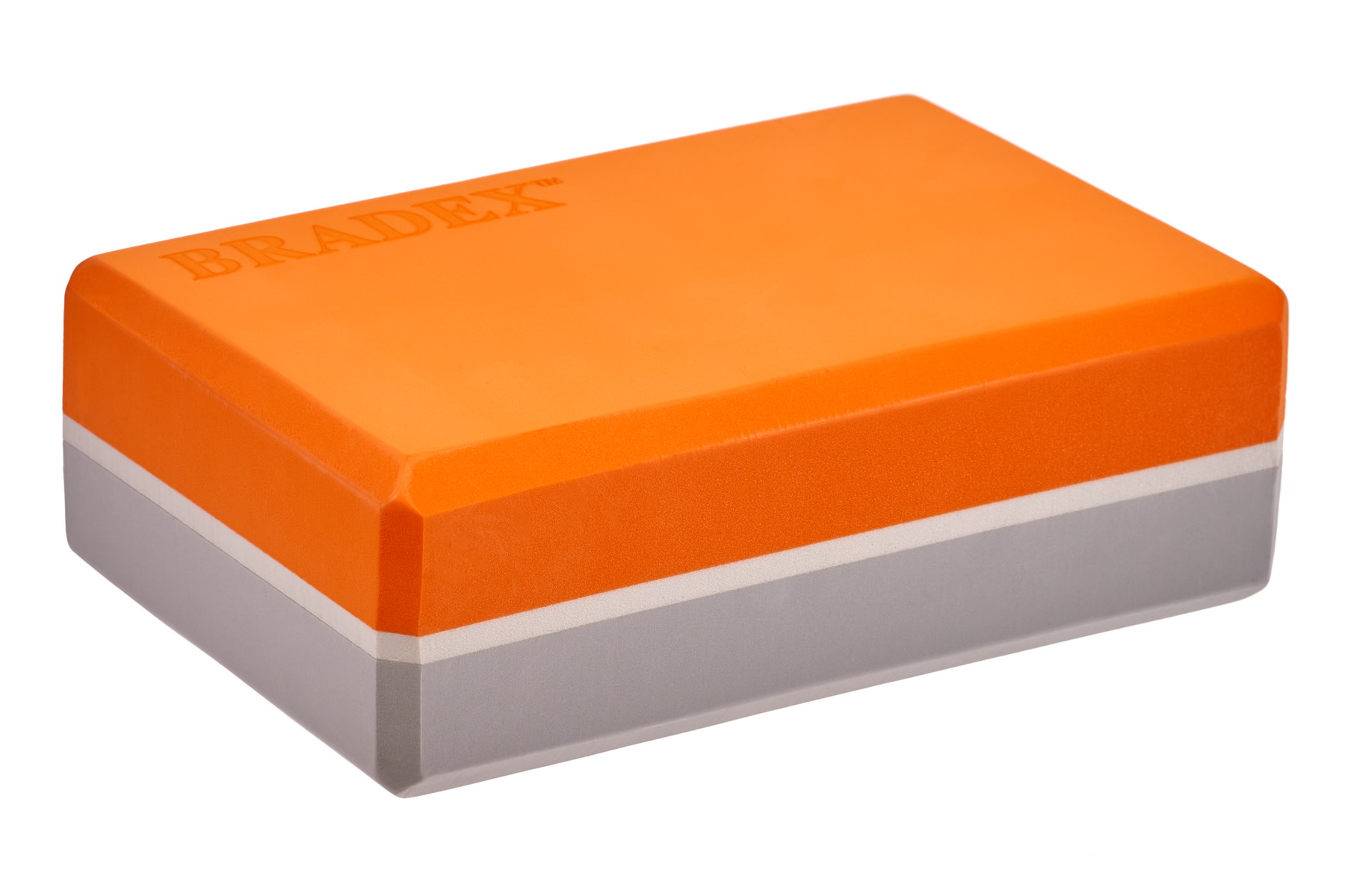 Блок для йоги Bradex SF 0731, оранжевый (Block yoga orange/grey 1575c/Cool Grey 4c)
Блок для йоги Bradex SF 0731, оранжевый (Block yoga orange/grey 1575c/Cool Grey 4c)