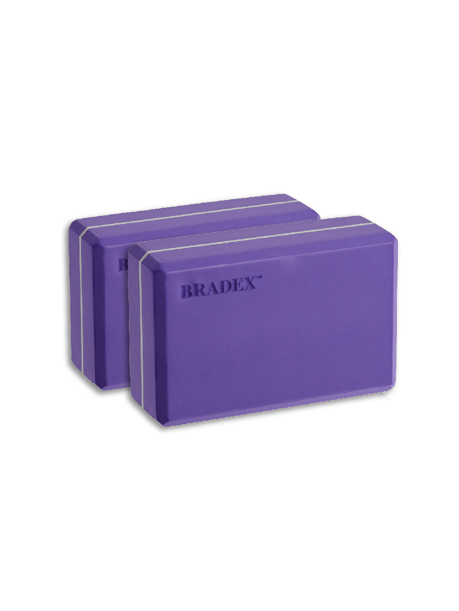 Блоки для йоги, Bradex SF 0614, фиолетовый, 2 шт
Блоки для йоги, Bradex SF 0614, фиолетовый, 2 шт