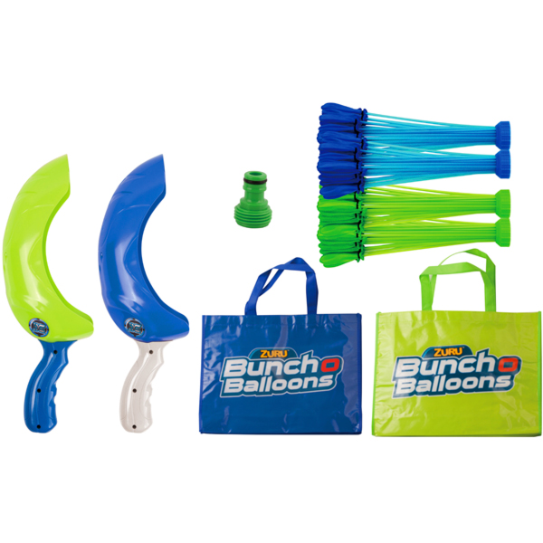 Игровой набор Bunch O Balloons Супернабор на двух игроков: 140 шаров с двумя пусковыми устройствами и двумя сумками, дисплей Z1222
Игровой набор Bunch O Balloons Супернабор на двух игроков: 140 шаров с двумя пусковыми устройствами и двумя сумками, дисплей Z1222