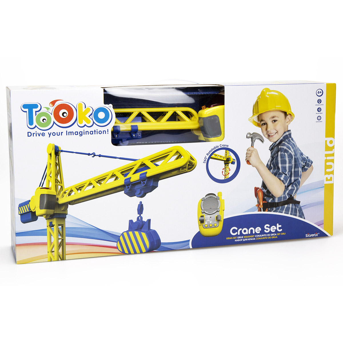 Игровой набор Silverlit Подъемный кран Tooko на ИК с аксессурами
Игровой набор Silverlit Подъемный кран Tooko на ИК с аксессурами