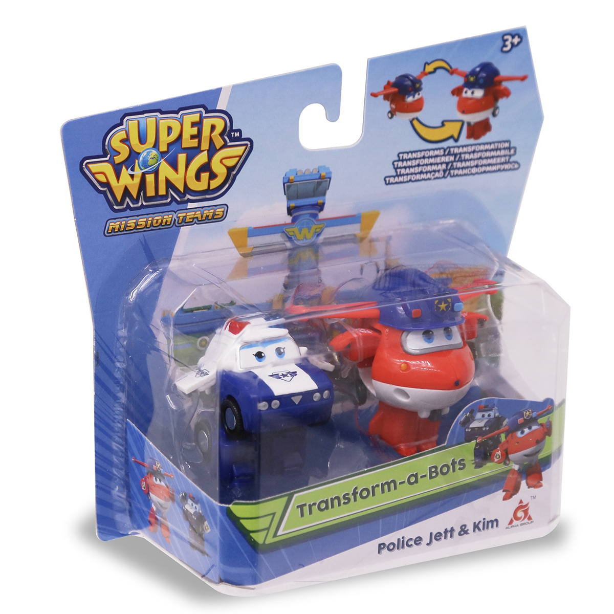 Игровой набор Super Wings Мини-трансформеры 2 в 1 Джетт и Пол (команда Полиции
Игровой набор Super Wings Мини-трансформеры 2 в 1 Джетт и Пол (команда Полиции