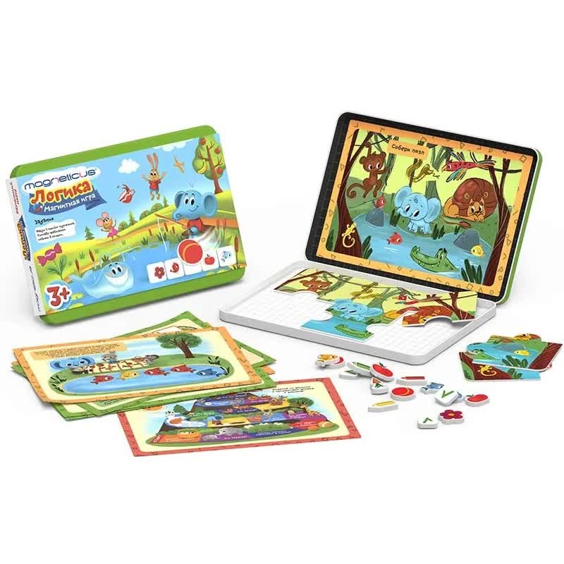 Игровой набор MAGNETICUS "Логика" в металлической коробке
Игровой набор MAGNETICUS "Логика" в металлической коробке