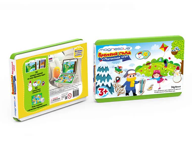 Обучающий набор MAGNETICUS «Времена года» в металлической коробке
Обучающий набор MAGNETICUS «Времена года» в металлической коробке