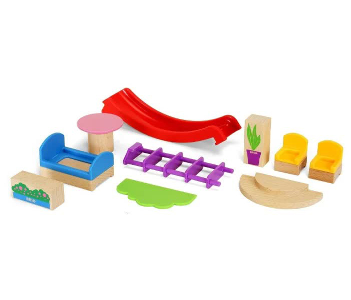 BRIO игровой набор мебели и аксесс-в для виллы,10эл.,26х5х10см,кор
BRIO игровой набор мебели и аксесс-в для виллы,10эл.,26х5х10см,кор