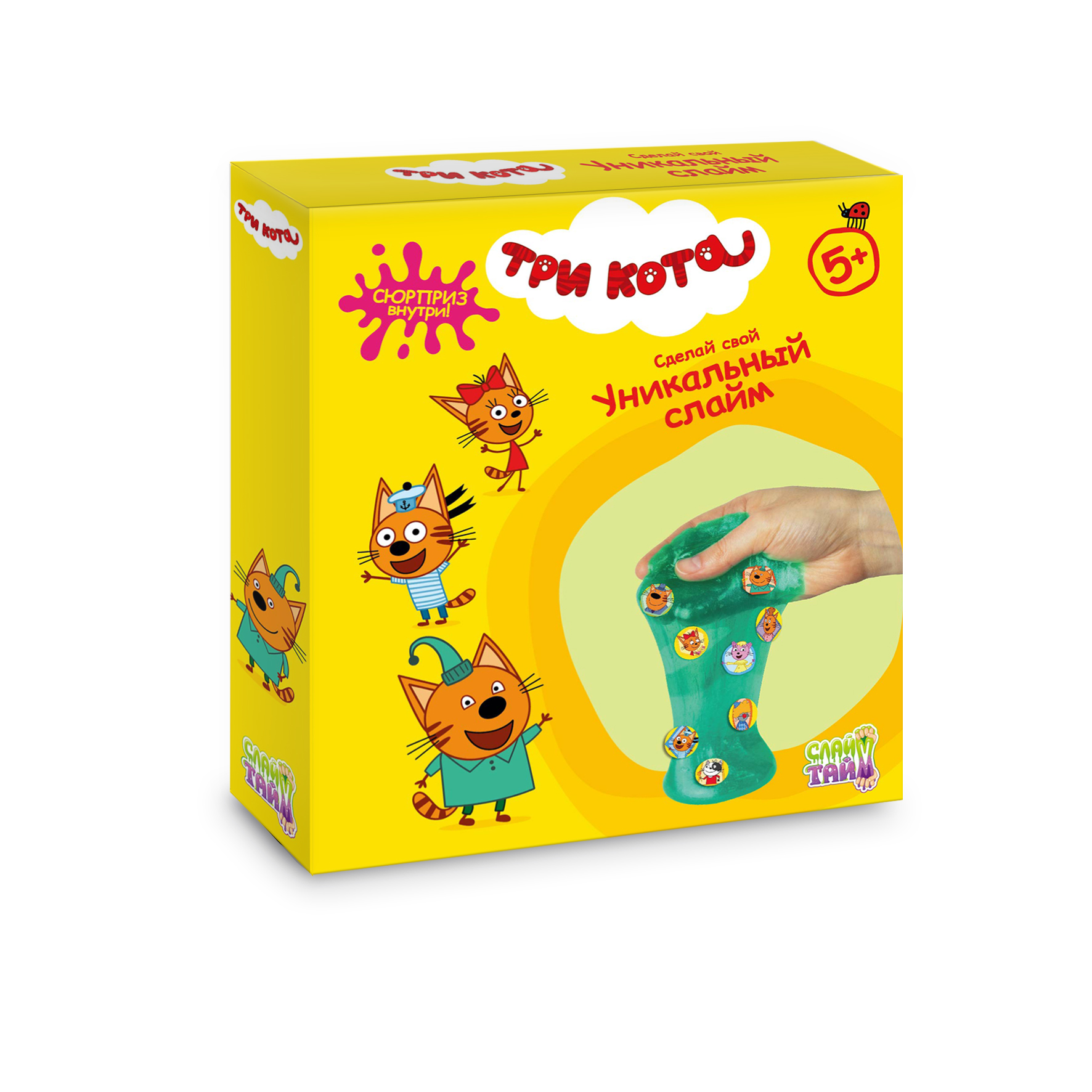 Слайм тайм Набор "Три кота" в кор. 25,5x22,5x5 см
Слайм тайм Набор "Три кота" в кор. 25,5x22,5x5 см