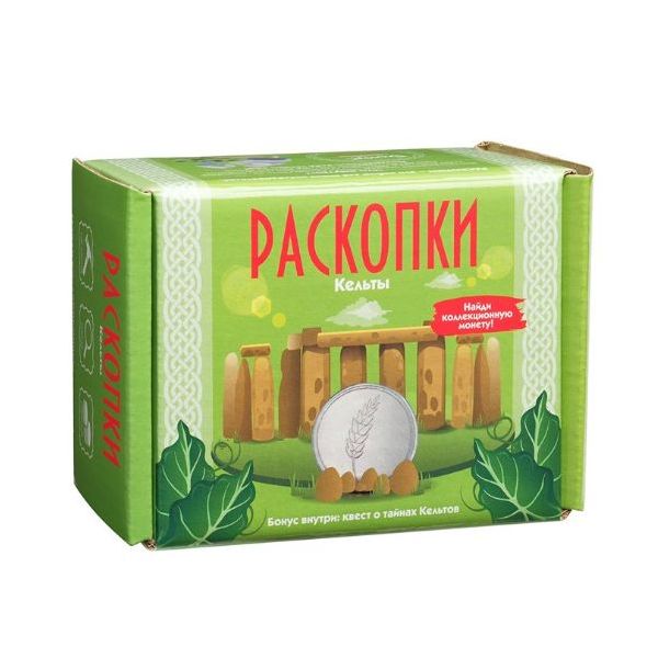Набор РАСКОПКИ DIG-26 Кельты с монетой
Набор РАСКОПКИ DIG-26 Кельты с монетой