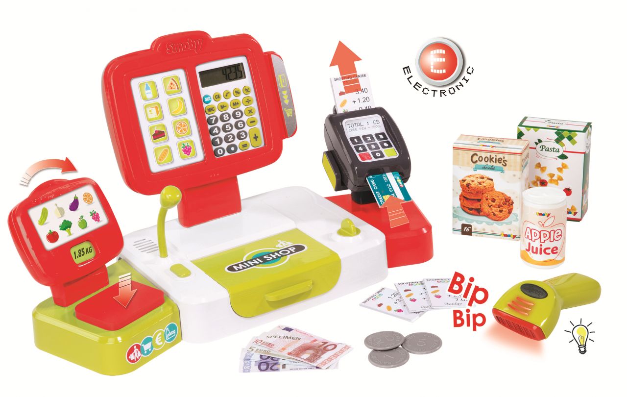 Игровой набор SMOBY 350107 Электронная касса
Игровой набор SMOBY 350107 Электронная касса