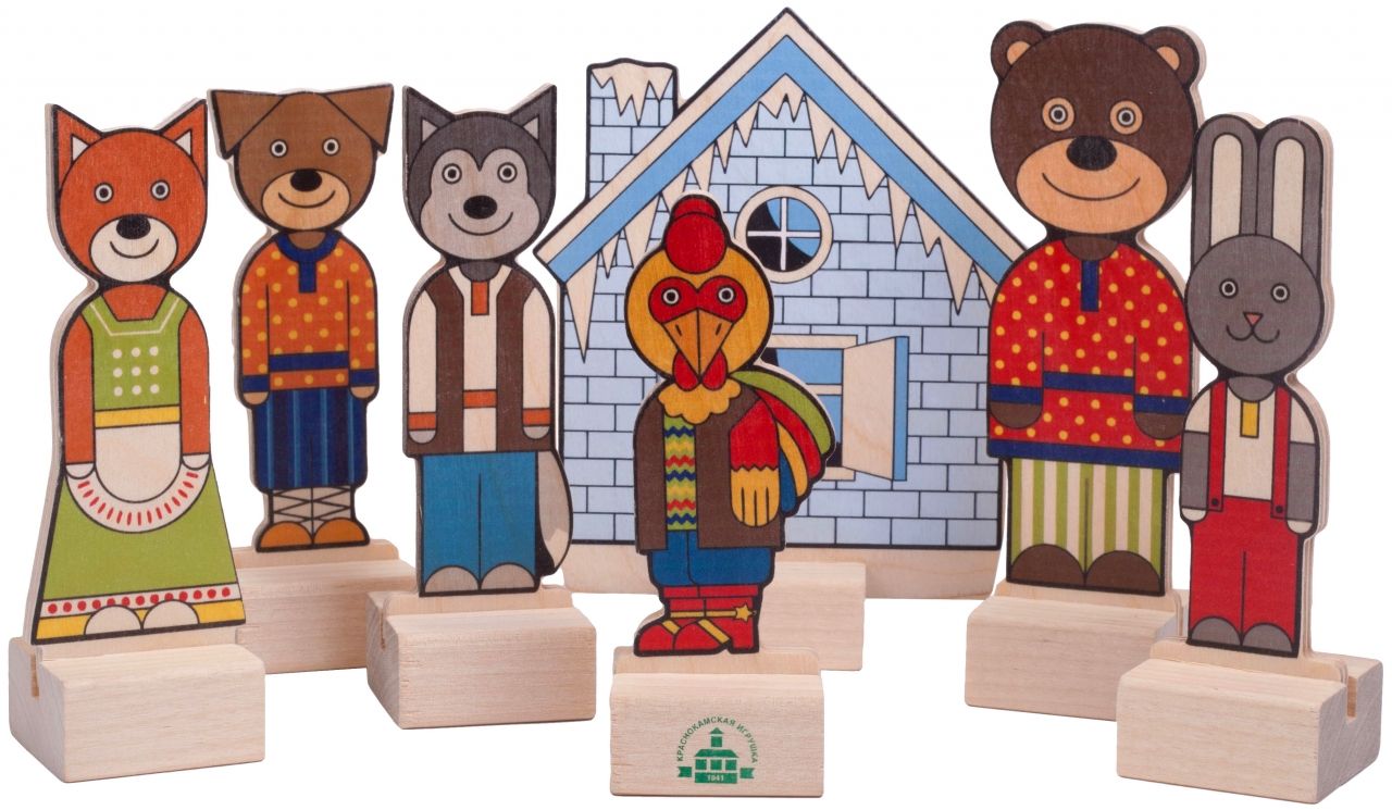 Набор Краснокамская Игрушка Н-68 Персонажи сказки Заюшкина избушка
Набор Краснокамская Игрушка Н-68 Персонажи сказки Заюшкина избушка