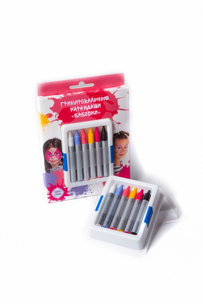 Аквагрим ФТКОСМЕТИК 020112 карандаши бабочки 6 цв
Аквагрим ФТКОСМЕТИК 020112 карандаши бабочки 6 цв