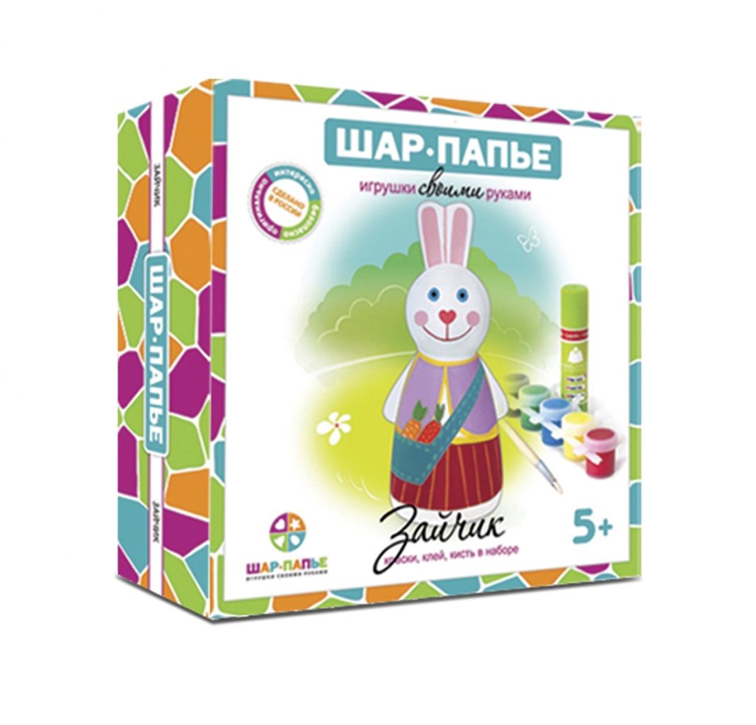 Набор для творчества ШАР-ПАПЬЕ В01591 Зайчик
Набор для творчества ШАР-ПАПЬЕ В01591 Зайчик