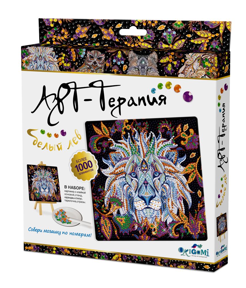Набор для творчества ORIGAMI 03217 Алмазные узоры.Белый лев
Набор для творчества ORIGAMI 03217 Алмазные узоры.Белый лев