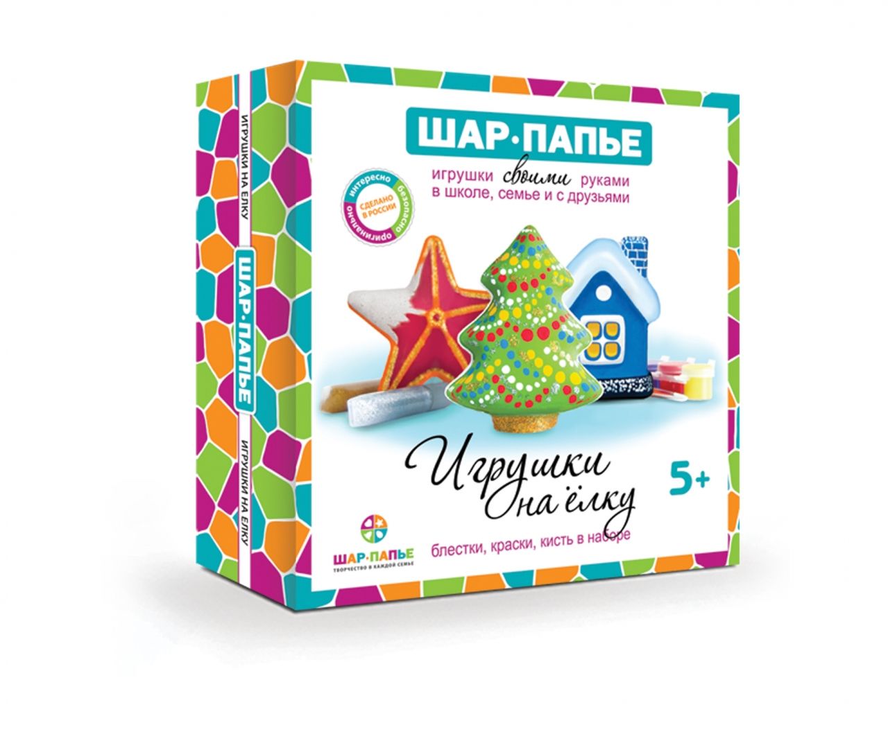 Набор для творчества ШАР-ПАПЬЕ В0137532 Игрушки на елку
Набор для творчества ШАР-ПАПЬЕ В0137532 Игрушки на елку