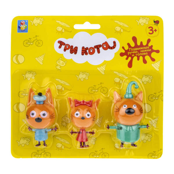 Игровой набор 1TOY "Три кота" Коржик, Карамелька и Компот
Игровой набор 1TOY "Три кота" Коржик, Карамелька и Компот