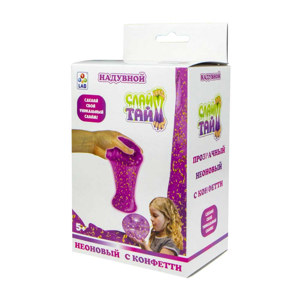 СЛАЙМ ТАЙМ Набор "Сделай надувной слайм. Слайм с конфетти" в кор. 15,5х10,5х7 см
СЛАЙМ ТАЙМ Набор "Сделай надувной слайм. Слайм с конфетти" в кор. 15,5х10,5х7 см
