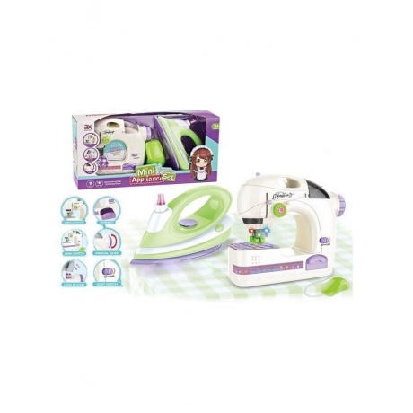 Набор хозяйки (2 предмета) (свет) в коробке швейная машинка, утюг с пульверизатором 6700А
Набор хозяйки (2 предмета) (свет) в коробке швейная машинка, утюг с пульверизатором 6700А