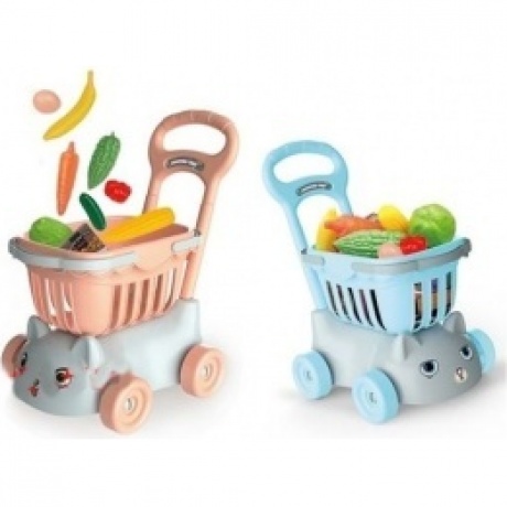 Набор "Тележка с продуктами" котик (23 предмета)в коробке тележка-корзинка,фрукты,овощи,упаковки со сладостями 1259
Набор "Тележка с продуктами" котик (23 предмета)в коробке тележка-корзинка,фрукты,овощи,упаковки со сладостями 1259