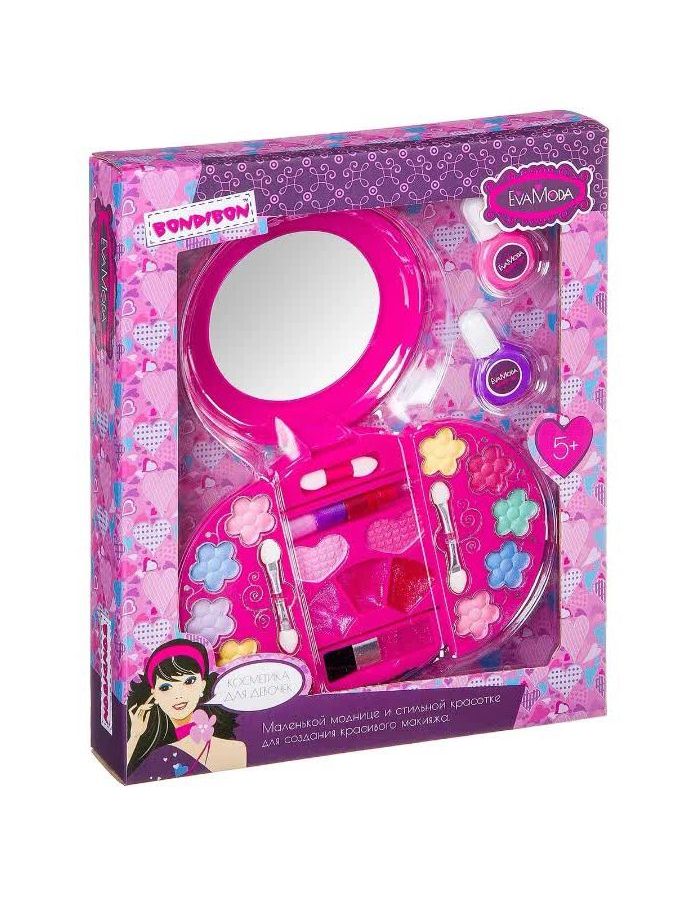 Набор детской декор.косметики Bondibon,лак для ногтей,тени косметичка-круг, 2х-уровневая, раздвижная, с зеркальцем BB2261
Набор детской декор.косметики Bondibon,лак для ногтей,тени косметичка-круг, 2х-уровневая, раздвижная, с зеркальцем BB2261