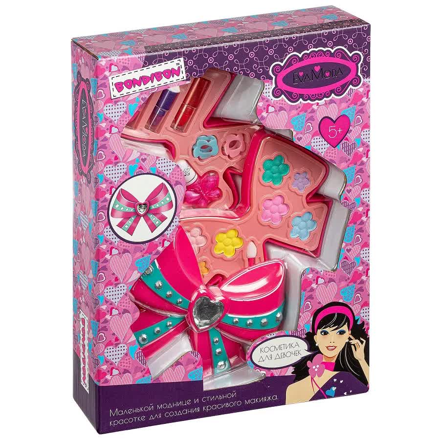 Набор детской декор. косметики Bondibon косметичка-бант тени для век,помада,лак для ногтей,аппликатор 1шт BB4763
Набор детской декор. косметики Bondibon косметичка-бант тени для век,помада,лак для ногтей,аппликатор 1шт BB4763