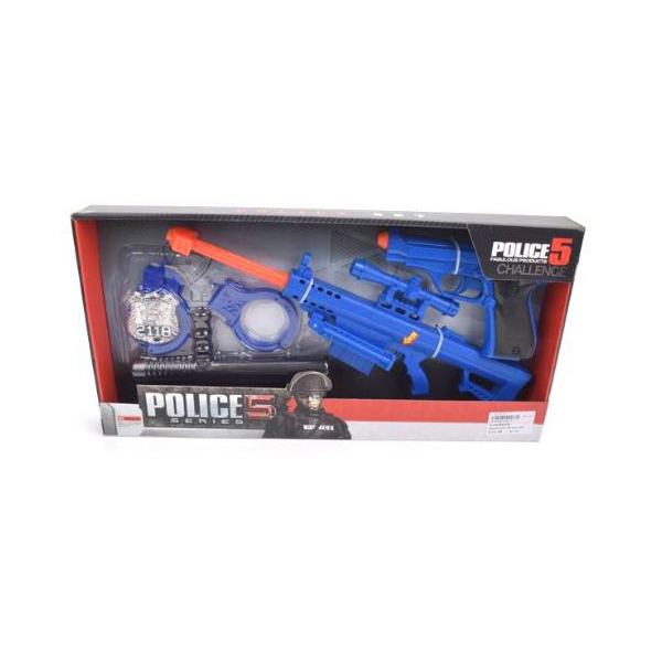 Набор "Полицейский"5 предметов в коробке автомат,пистолет,наручники,дубинка,жетон 282-6
Набор "Полицейский"5 предметов в коробке автомат,пистолет,наручники,дубинка,жетон 282-6