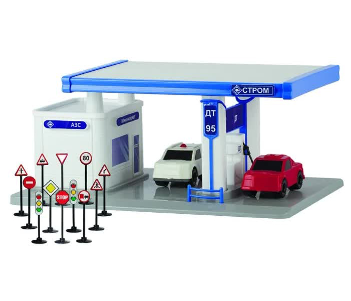 Набор "Автозаправочная станция" машинки-2 шт,дорожные знаки-12 шт У821
Набор "Автозаправочная станция" машинки-2 шт,дорожные знаки-12 шт У821